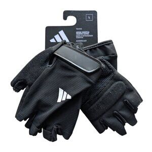 Adidas Mens Half Finger Weightlifting Gloves Sizes S M L Gym Training Lifting